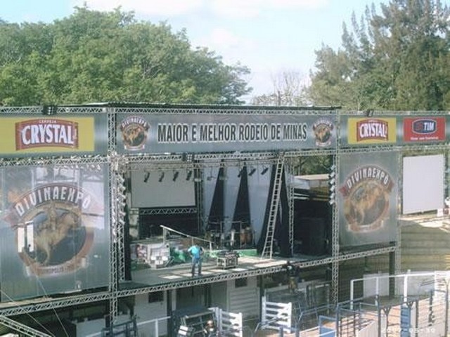 Aluguel de palco pequeno