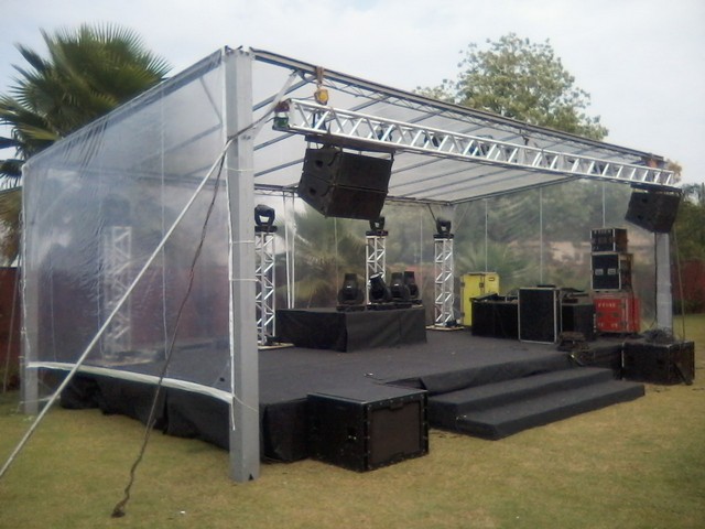 Aluguel de palco praticável